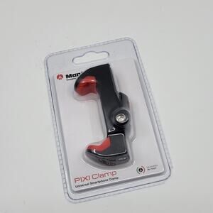 Manfrotto Universal Smartphone Clamp #MCPIXI Mount Tripod with Hotshoe New